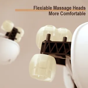 3D Shiatsu Neck And Shoulder Massager With 2 Longer Massage Nodes Deep Tissue Kneading Back Massager For Pain Relief