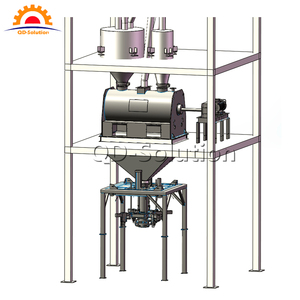 Mài Muối máy đóng gói Bột chân không kín khí nén truyền đạt hệ thống với máy bơm không khí bin bơm - Product Image 1