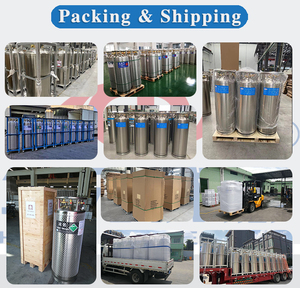 175L 14bar Tragbarer Flüssigsauerstoff Flüssigstickstoff Kryogener <span class=keywords><strong>Dewar</strong></span>-Tank VGL-Zylinder - Product Image 4