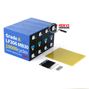 Batterie LiFePO4 de qualité supérieure 314Ah MB30 et MB31, capacité neuve de plus de 330Ah, 10000~8000 cycles, 70% SOH, cellules au lithium incroyables, Akku - Product Image 1