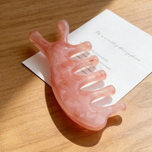 Nuevo Peine de Masaje Multifuncional con Forma de Cola de Delfín, Tabla de Raspado de Resina para Mujer, Terapia Facial, Artefacto para el Hogar, Venta al por Mayor - Product Image 1