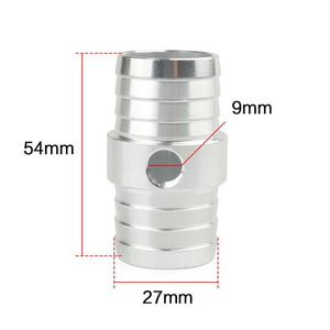 Conector de Manguera de Refrigerante de Aluminio Jiax de 1 Pulgada a 18 NPT con Orificio Lateral para Reparación y Reemplazo de Radiadores - Product Image 3
