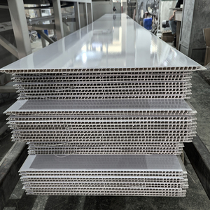 Trung Quốc Nhà sản xuất bán buôn PVC WPC Trần Hội Đồng Quản Trị chống cháy chống ẩm Trần sang trọng Bảng điều chỉnh gạch - Product Image 4