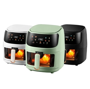 Aparato portátil de cocina multifunción 8L sin aceite hogar Digital inteligente <span class=keywords><strong>Visual</strong></span> inteligente freidora de aire eléctrica - Product Image 1