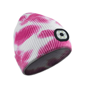 Unisex lampada frontale LED Beanie con luce USB ricaricabile invernali cappelli in maglia regali per gli uomini papà padre marito lui - Product Image 2