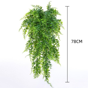 Feuilles de fougère persane artificielles de 78 cm, décoration murale en plastique, guirlande suspendue <span class=keywords><strong>pour</strong></span> mariage, fête, <span class=keywords><strong>balcon</strong></span>, décoration de chambre, mur végétal - Product Image 6