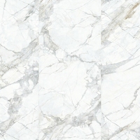 Dalle en pierre frittée 1200mm x 2400mm, effet marbre brillant, étanche, antidérapante, pour murs et sols de villas, chambres et halls modernes
