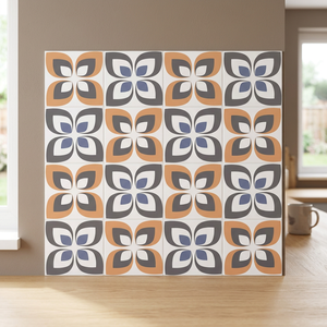 Carreaux de sol en céramique numérique marocains de qualité supérieure 40x40cm, en porcelaine vitrifiée, mats, antidérapants, pour salle de bain et intérieur - Product Image 2