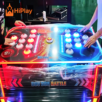 HiPlay Prix usine Jeu d'arcade Whack-a-Mole de réaction rapide pour 2 joueurs, Jeu de table interactif à monnayeur pour Parc d'attractions et FEC