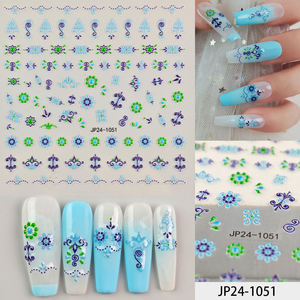Pegatinas de Tatuajes Florales Temporales <span class=keywords><strong>en</strong></span> 5D, Ecológicas, con Diseño de Luna, Estrellas y Granos - Product Image 3
