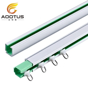 Silent <span class=keywords><strong>Curtain</strong></span> <span class=keywords><strong>Rail</strong></span> Phụ Kiện Gắn Trần Nhôm Với <span class=keywords><strong>Pvc</strong></span> <span class=keywords><strong>Curtain</strong></span> Track - Product Image 2