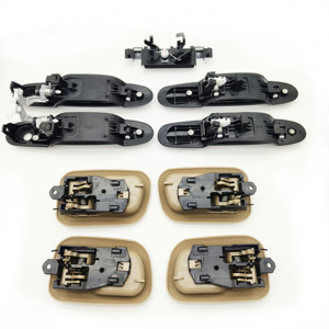 내부 도어 핸들 내부 전면 왼쪽 오른쪽 운전자 승객 측면에 맞는 도요타 Sienna 1998-2003 베이지 그레이 색상 - Product Image 4