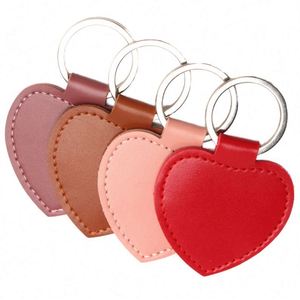 <b>Custom</b> Logo <b>Key</b> <b>Ring</b> Car Keychain Leather Heart Personalised Keychain - Product Image 1