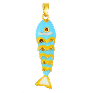 إكسسوارات أسماك مطلية بالمينا ، زينة تصنعها بنفسك ، دلايات صغيرة ملونة على طراز كوي المحيط ، زيت بالتنقيط الإبداعي للأسماك - Product Image 6