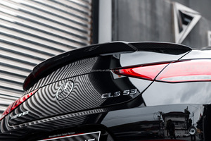 สปอยเลอร์ท้ายรถคาร์บอนไฟเบอร์แท้สไตล์ C257สำหรับ Mercedes Benz CLS C257ปีกท้าย2018 + - Product Image 4