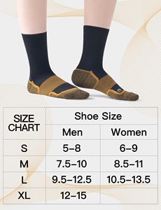 Calze a Compressione con Infusione di Rame 20-30 mmHg, Supporto a Metà Polpaccio per Uomini e Donne, Sport, Infermieri, Viaggi, Circolazione - Product Image 6