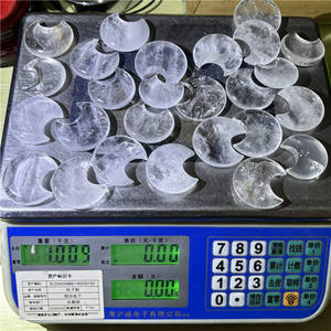 5cm buon prezzo <span class=keywords><strong>lune</strong></span> cristallo chiaro quarzo luna per la decorazione regalo di nozze guarigione - Product Image 6