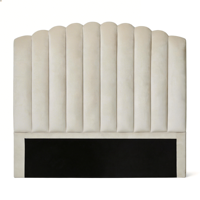 Tête de lit moderne rembourrée en mousse souple sans armature, emballage compressé