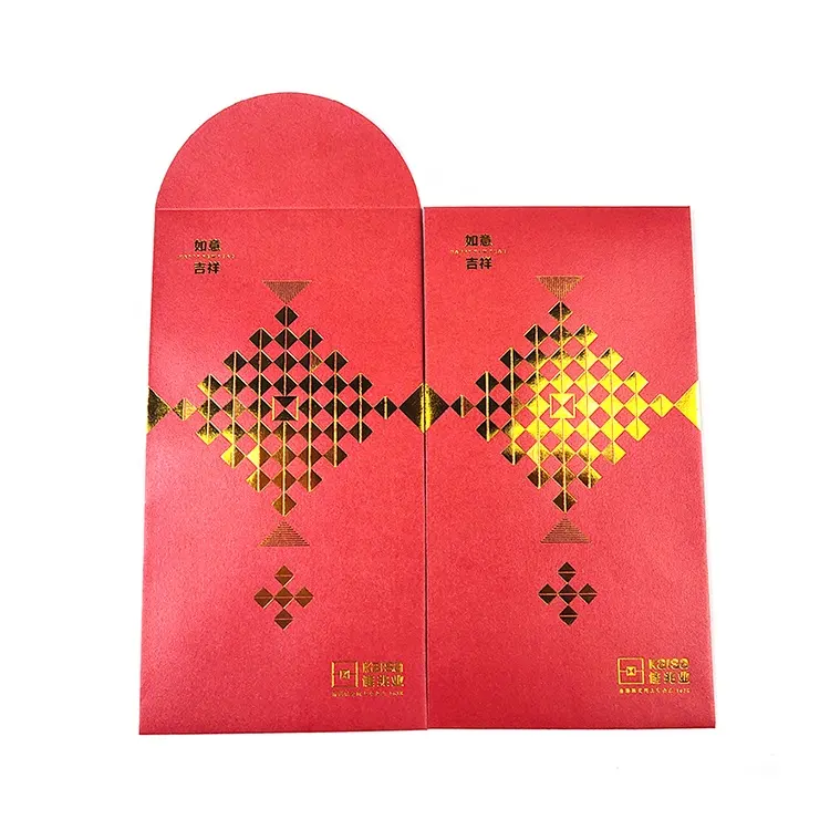Custom Print Red Packet Chinese New Year Traditional Red Pocket wholesale