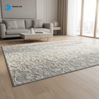 Tapis de décoration intérieure confortable, tapis de salon au design moderne, tapis jacquard sculpté, tapis de luxe de grande taille pour la décoration de la maison