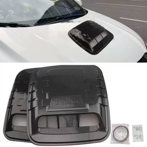 Automotive Exhaust Hood Decorative Universal Airflow Intake Hood Suitable for All Equipped with <b>Flat</b> Engine Hood - Product Image 1