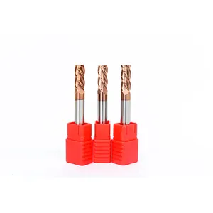 Cutting Tools HRC55 Solid Carbide Square Endmill Carbide End Mill For Stainless Steel