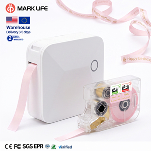 เครื่องพิมพ์ริบบิ้นไร้สาย Marklife R15 - เครื่องทำริบบิ้นฟอยล์ทองดิจิทัลสำหรับห่อของขวัญสุดหรู <span class=keywords><strong>ดอกไม้</strong></span> และสินค้าบูติก - Product Image 1