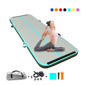 Prix usine 3m <span class=keywords><strong>4m</strong></span> 5m 6m équipement <span class=keywords><strong>gonflable</strong></span> Airtrack tapis <span class=keywords><strong>de</strong></span> gymnastique Tumbling <span class=keywords><strong>piste</strong></span> d'air pour la gymnastique - Product Image 4
