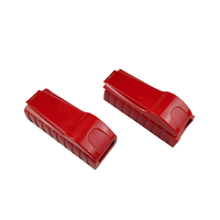 Accessoires simples portables à la mode fabricant de cigarettes manuel en plastique à double tube rouge