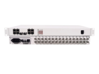 Multiplexeur optique Gigabit Ethernet 16E1+8 ports physiquement isolé Multiplexeur optique PDH 16E1