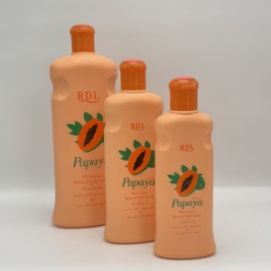 Grosir O'Carly 210ml Losion Tubuh pepaya pemutih kulit Vitamin C pelembap organik mewah nutrisi alami - Product Image 4