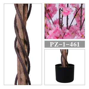 Árbol de Flores de Cerezo Artificial en Maceta, Árbol de Sakura de Tamaño Personalizado para Vestíbulo de Hotel, Renovación de Interiores de Resort, Decoración de Paisajismo - Product Image 4