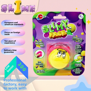 ของเล่นพลาสติกเสริมพัฒนาการ คริสตัลสไลม์รูปไข่ขี้ปลอม บรรเทาความเครียด ระบายอารมณ์ พร้อมอีโมติคอนพิมพ์ลายตามสั่ง - Product Image 3