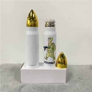 Gobelet isotherme double paroi en acier inoxydable, 17oz, 500ml, 10 pièces, <span class=keywords><strong>Thermos</strong></span>, appareil à spray thermique pour impression par Sublimation - Product Image 1