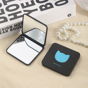 Foldable Mini Square Makeup <b>Mirror</b> Portable Hand <b>Mirrors</b> Double-sided <b>Compact</b> <b>Mirror</b> - Product Image 2