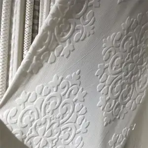 BUSHEN White Series Mattress Flanelette Fabric 220GSM Flannel Fleece Fabric For Home Textile