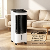Ventilateur de climatisation portable à télécommande avec réservoir d'eau, très demandé