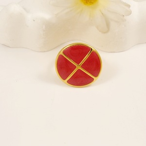 Bague Cœur en Acier Inoxydable Émaillé pour Femme, Style <span class=keywords><strong>Français</strong></span>, Bijou de Luxe en Acier Titane, Tendance et Original - Product Image 5