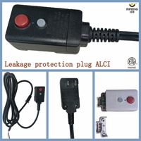 Adaptateur électrique industriel et domestique RIFENG ALCI IP54, prise à 2 broches, 10A/13A/15A US, avec contrôle de sécurité ETL et détection de fuite