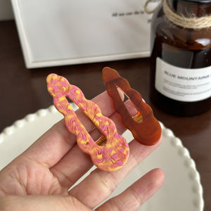 Pinzas para el Pelo Dowell con LOGO Personalizado de 7 cm, Nuevos Pasadores de Acetato para Mujer y Accesorios para el Cabello para Niñas - Product Image 3