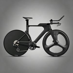 Bicicletta Professionale da Cronometro Aero TT, Telaio in Carbonio 700C, 24 Velocità, Set Ruote a 3 Razze e Freni a Disco, Bici da Cronometro ad Alta Velocità - Product Image 3