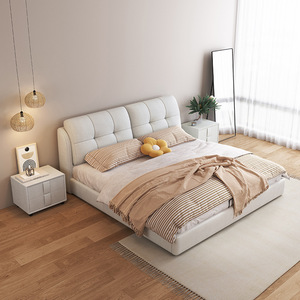 Mobili per Camera da Letto dal Design Italiano Moderno, Letto Economico in Legno di Pino, Materasso Singolo o Matrimoniale, Letto King Size Morbido, Ecologico e Durevole per Bambini - Product Image 2