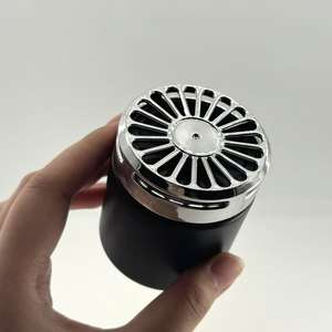 Commercio all'ingrosso satinato Logo su misura vetro vuoto diffusore di profumo per auto accessori <span class=keywords><strong>deodorante</strong></span> <span class=keywords><strong>deodorante</strong></span> barattolo di vetro - Product Image 2