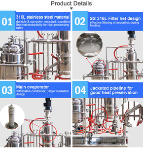 El control de separación de precisión de la tecnología de evaporación de ruta corta logra especificaciones de pureza exactas para varias industrias - Product Image 4
