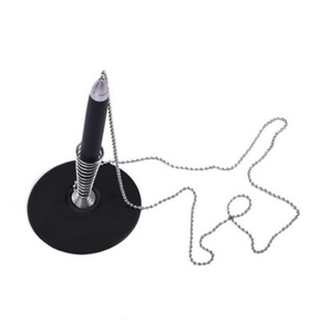 Bolígrafo Profesional de Estilo Simple con Cadena Antipérdida, Regalo Empresarial para Seguridad en Mostradores de Bancos y Comercios - Product Image 5