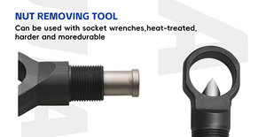 9PCS 3/8" 5/8" 1/2" 3/4" 1" Hydraulic Mechanical Nut Splitter Breaker with <strong>Wrench</strong> Hand Tool <strong>Set</strong> - Product Image 6