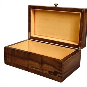 Caja de Almacenamiento Ovalada Hecha a Mano con Madera de Acacia Sólida, Acabado Decorativo Ecológico y Elegante Diseño en Madera de Acacia - Product Image 1