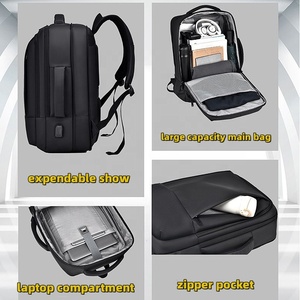 Mochila Expandible para Computadora de Alta Calidad, Nueva, de Gran Capacidad, para Viajes, para Hombres, Bolsa de Negocios, Mochila de 17.3 Pulgadas para <span class=keywords><strong>Hombre</strong></span> - Product Image 6