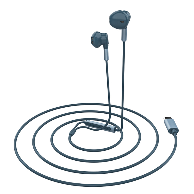 Type C Headphone Wired Earphones With Mic Sports Headphones In-Ear Earphone for Apple Iphone 15
