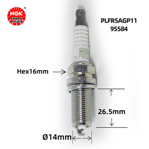Bujía de platino NGK PLFR5AGP11 95584 90919-01233 para Jeep Cherokee <span class=keywords><strong>Compass</strong></span> Cherokee Toyota RAV4 Sienna Zelas Camry - Product Image 2
